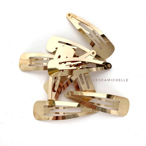 Tic Tac Dourado Liso G 5,5cm - 10 unidades