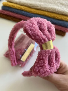 Kit Recorte Tiara Laço Teddy Pink | 1 unidade - comprar online