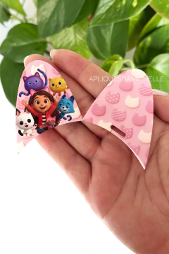 Orelhinhas Acrílico Casa Mágica Gabi | Rosa - 2 unidades