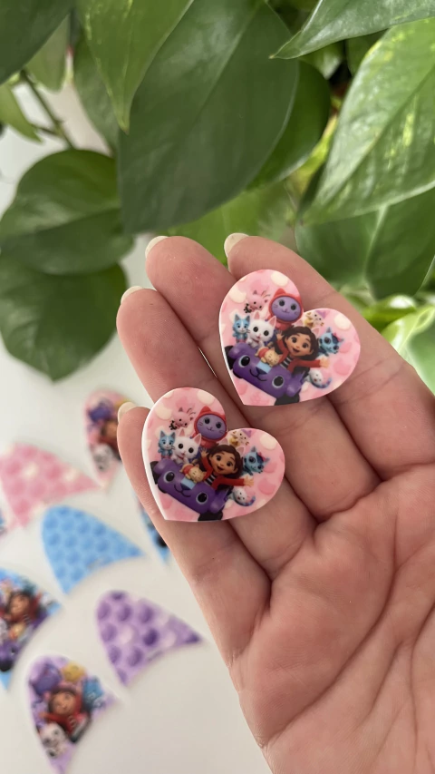 Aplique Acrilico 3cm | Casa Magica Turma - 2unidades - comprar online