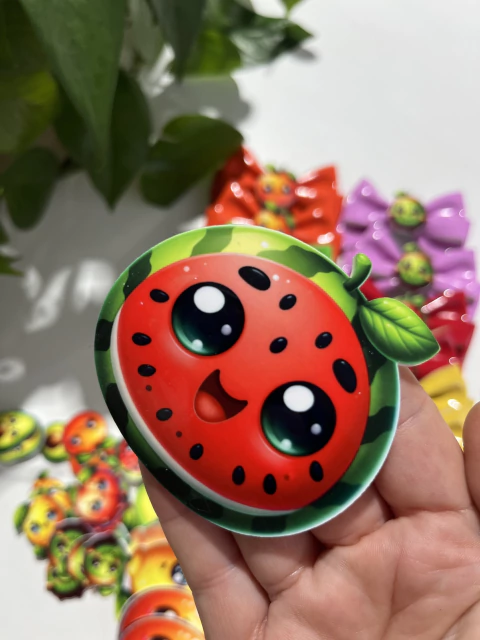 Aplique Curvado Melancia 7cm - 1 unidade - comprar online