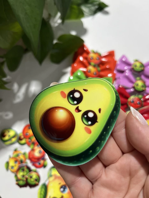 Aplique Curvado Abacate 7cm - 1 unidade - comprar online