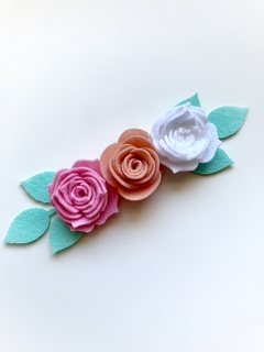 Kit Floral Feltro Candy Colors 2