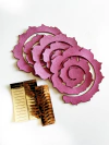 Kit Flor Biquinho Rosa - 3 peças