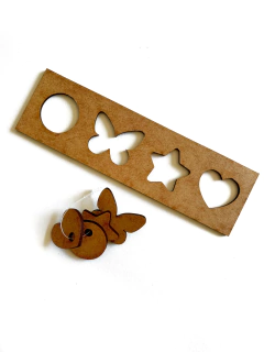 Molde Placa Figuras - MDF