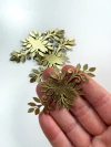 Base Dourada Natal - 7cm - 8uni