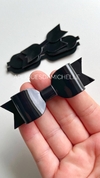 KIT LAÇO NINA VERNIZ MANCHADO- PRETO- 2 UNIDADES - comprar online