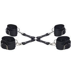 Kit Separador com Algema Tipo Bracelete e Tornozeleiras Dominatrixxx.