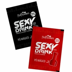 Sexy Drink Pó Mágico Forte e Extra Forte Sache 1g Hot Flowers