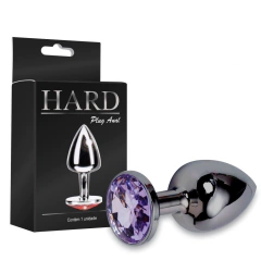 Plug P De Metal Com Detalhe Em Pedra Hard - comprar online