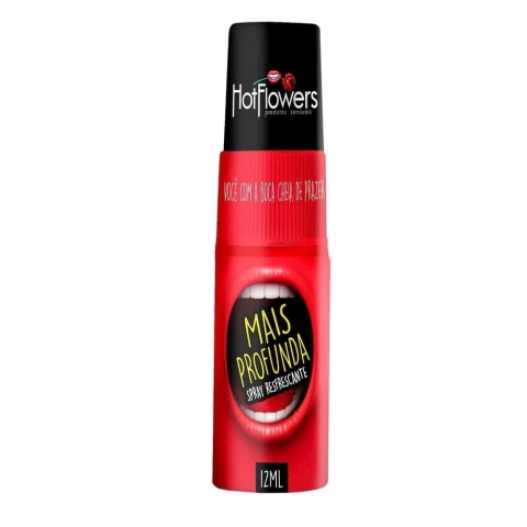 Mais Profunda Spray Refrescante Para Sexo Oral 12ml Hot Flowers