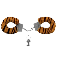 Algema de Metal Pelúcia Revestida Fur Love Cuffs Sexy
