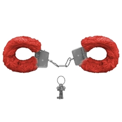 Algema de Metal Pelúcia Revestida Fur Love Cuffs Sexy na internet