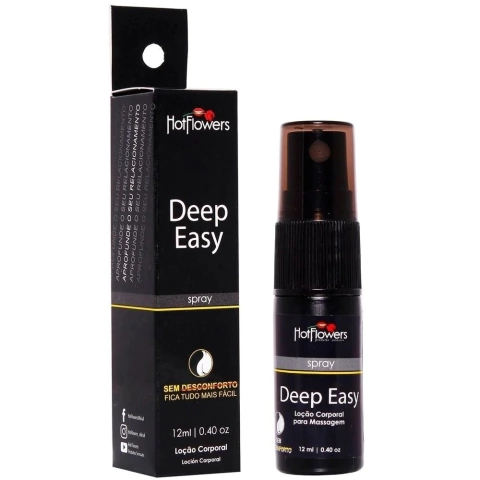 Deep Easy Loção Corporal Para Massagem Em Spray 12 ml Hot Flowers