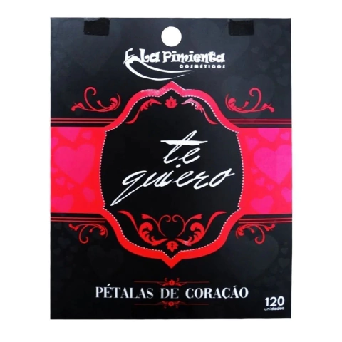 Pétalas De Coração Vermelho Aromáticas Em Cetim La Pimienta