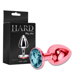 Imagem do Plug P De Metal Com Detalhe Em Pedra Hard