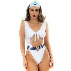 Fantasia Marinheira Body Pimenta Sexy