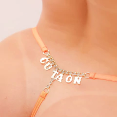 Calcinha Fio "Cu Ta On" Com Strass - comprar online