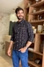 Camisa Social Ralph Lauren Xadrez Espaçado Preto Pony Dourado - loja online