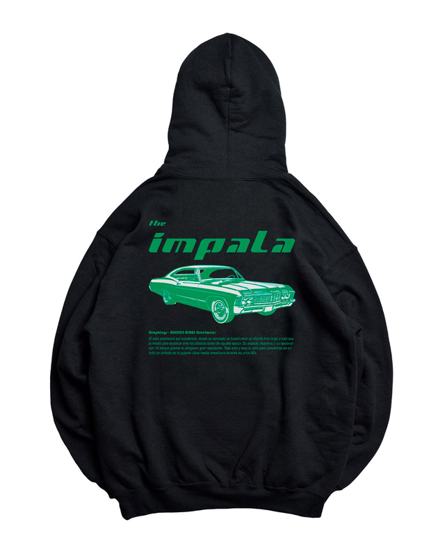 Hoodie Impala Negro thumbnail 2