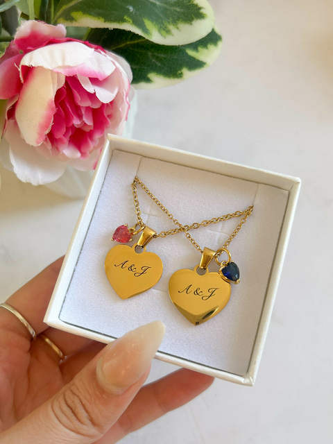 Collar personalizado con iniciales - comprar en línea