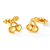 Mini aretes cereza