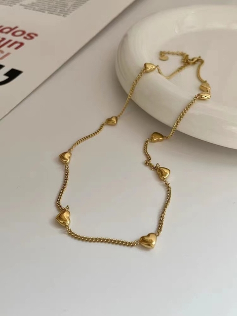 Gargantilla mini corazones