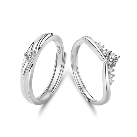 Dúo Anillos Promesa .925
