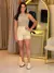 Short Tecido Linho Bege Biscuit Lez a Lez - comprar online
