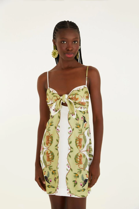 Vestido Curto Lenço Floresta Doce Farm - comprar online