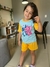 Pijama stitch Azul/Amarelo na internet
