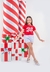 Conjunto Good Days Always (VERMELHO) - Menina Flor Kids - Moda infantil Para Meninas 