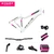 KIT QUADRO ARO 29 GTA START FEMININO 15.5 BRANCO/CINZA/ROSA | 10588