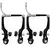 FREIO V-BRAKE WG-SPORTS ALUMÍNIO ALLEN PRETO | 011344
