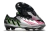 Chuteira Adidas Predator Edge.1 Low FG Campo - Prata e Rosa