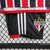 Kit Infantil São Paulo II 23/24 Adidas - Vermelho e Preto na internet
