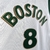 Regata Boston Celtics n°8 Kristaps Porzingis "City Edition" 23/24 Nike - Branca - Tiger Sports | A Loja dos Torcedores e Amantes do Futebol!