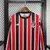 Camisa São Paulo II 24/25 Manga Longa Torcedor New Balance - Vermelha e Preta na internet