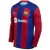 Camisa Barcelona I 23/24 Manga Longa Torcedor Nike - Azul e Grená
