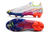 Chuteira Adidas Predator Edge.1 Low FG Campo - Branca, Azul e Laranja na internet
