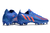 Chuteira Adidas Predator Edge.1 Low FG Campo - Azul e Vermelho