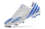 Chuteira Adidas Predator Edge Lethal Zones.1 FG Campo - Branca e Azul - loja online