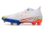 Chuteira Adidas Predator Edge.1 FG Campo - Branca, Azul e Laranja - Tiger Sports | Garra em cada detalhe!