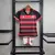 Kit Infantil Flamengo I 24/25 Adidas - Vermelho e Preto
