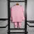 Kit Infantil Inter Miami I 22/23 Manga Longa Adidas - Rosa
