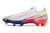 Chuteira Adidas Predator Edge.1 Low FG Campo - Branca, Azul e Laranja - Tiger Sports | A Loja dos Torcedores e Amantes do Futebol!