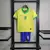 Kit Infantil Brasil I 2024/25 Nike - Amarelo e Azul