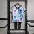 Kit Infantil Japão Especial "Dragon Ball" 2022/23 Adidas - Branco, Azul e Rosa