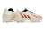 Chuteira Adidas Predator Edge.1 Low FG Campo - Off-White e Vermelho