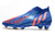 Chuteira Adidas Predator Edge+ FG Campo - Azul e Rosa - Tiger Sports | A Loja dos Torcedores e Amantes do Futebol!